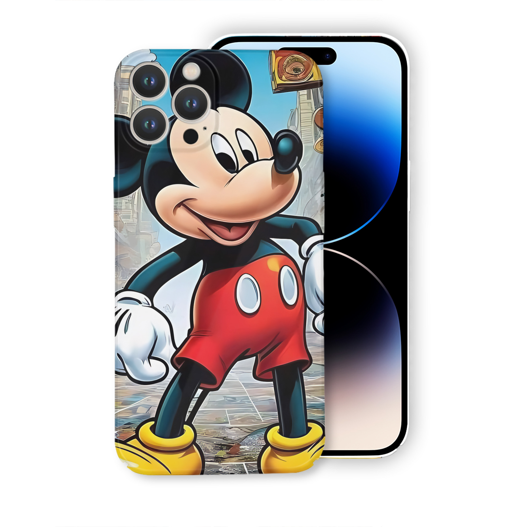 （画像用） ミッキーマウス Mickey Mouse 【iPhone 14シリーズ対応】ハードケース